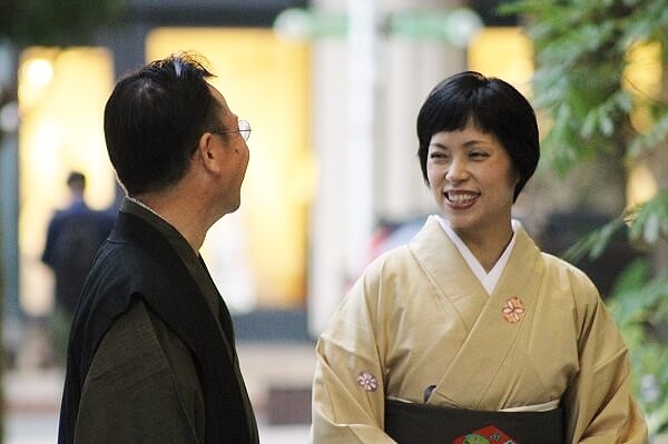 着物姿の夫婦　上質着物から幸せ時間のお手伝い　豊かな暮らし　熊本市中央区　着物専門店　わのくに