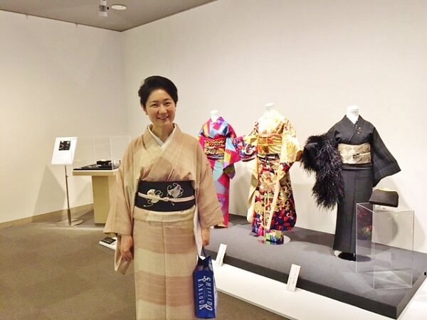 池田重子展　安達絵里子さん　上質着物から豊かな暮らしのお手伝い　熊本市中央区　着物専門店　わのくに