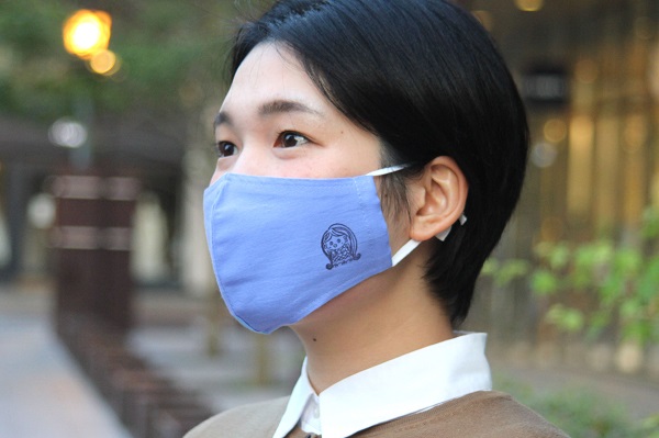 手作りマスク　布製マスク　立体マスク　さらしマスク　アマビエ　熊本市中央区　着物専門店　わのくに