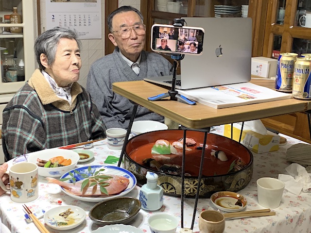 zoom　リモート誕生日会　和の國　熊本市中央区